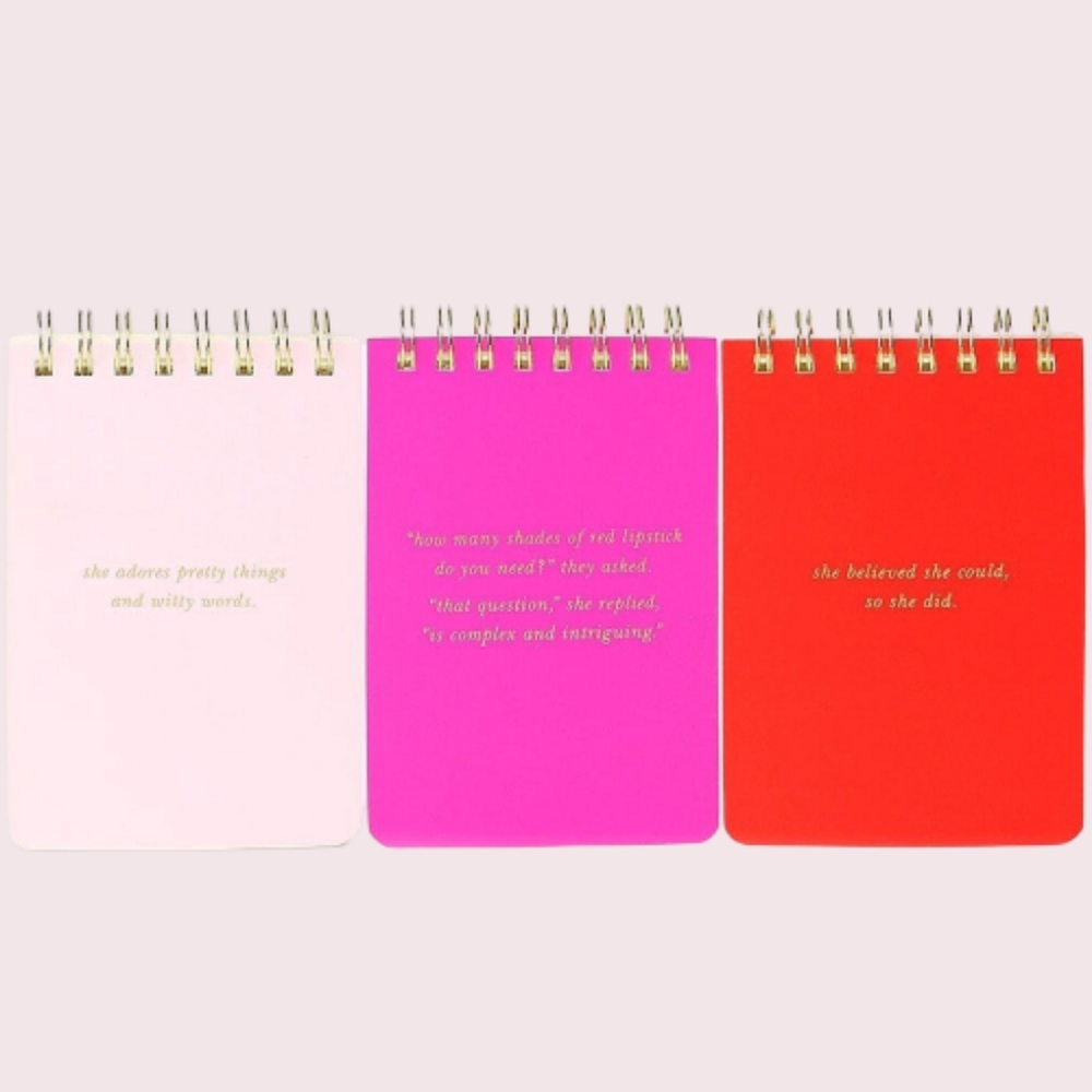 Kate Spade Triple Spiral Notepad Set